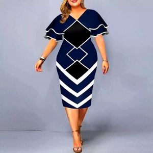 Blue dress XL
